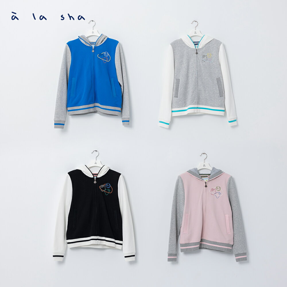 a la sha 家族連帽棒球外套 4