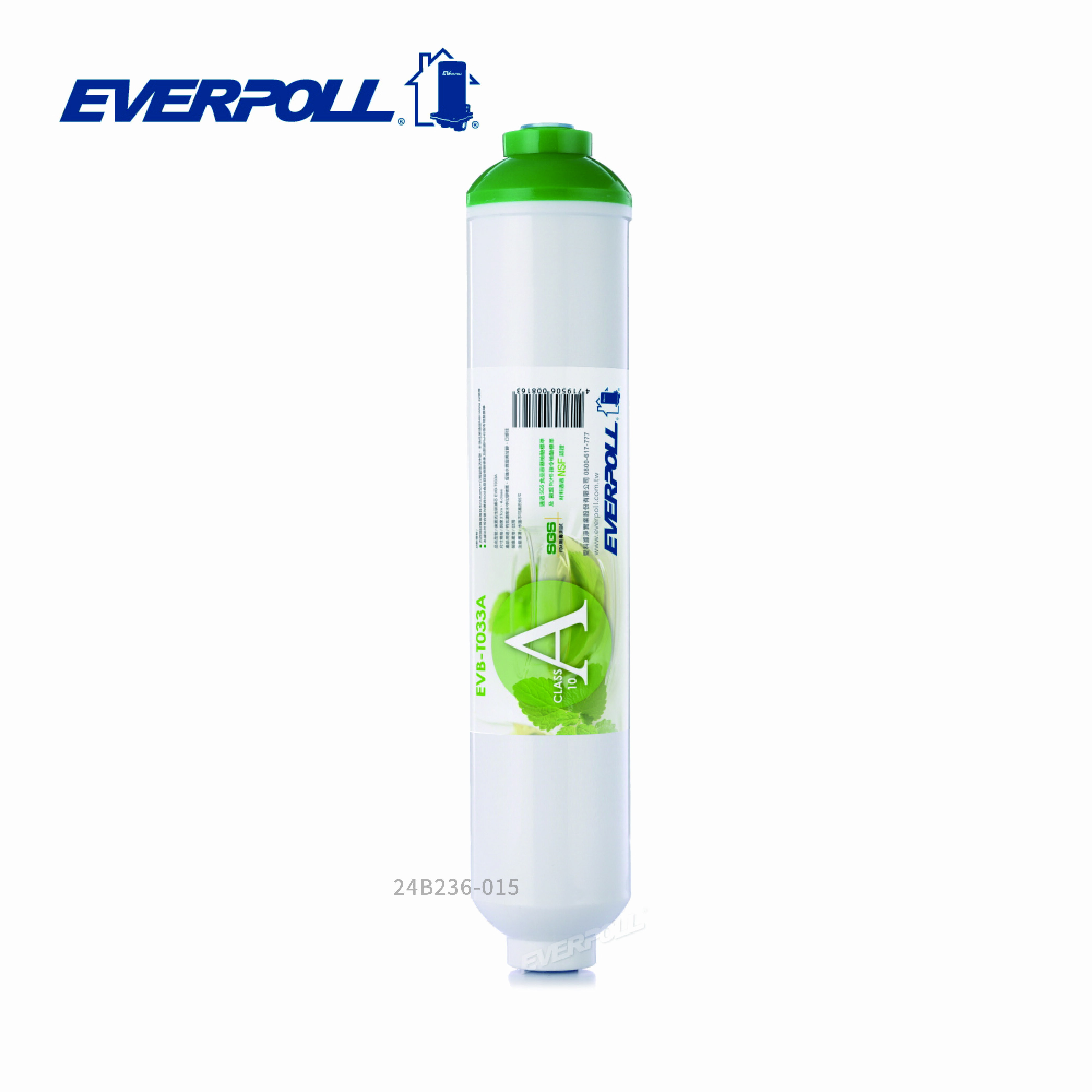 EVERPOLL EVB-T033A後置活性碳濾芯 T-033A 大大淨水