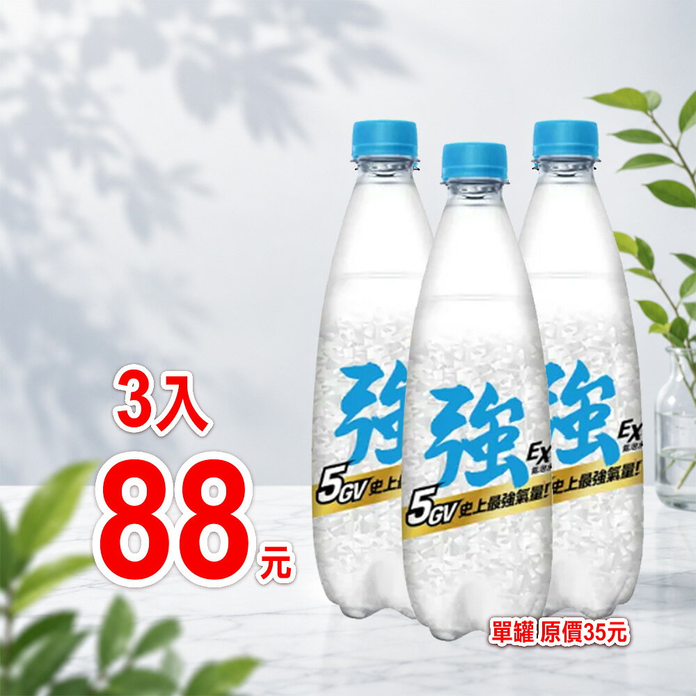 【泰山】強氣泡水x3罐