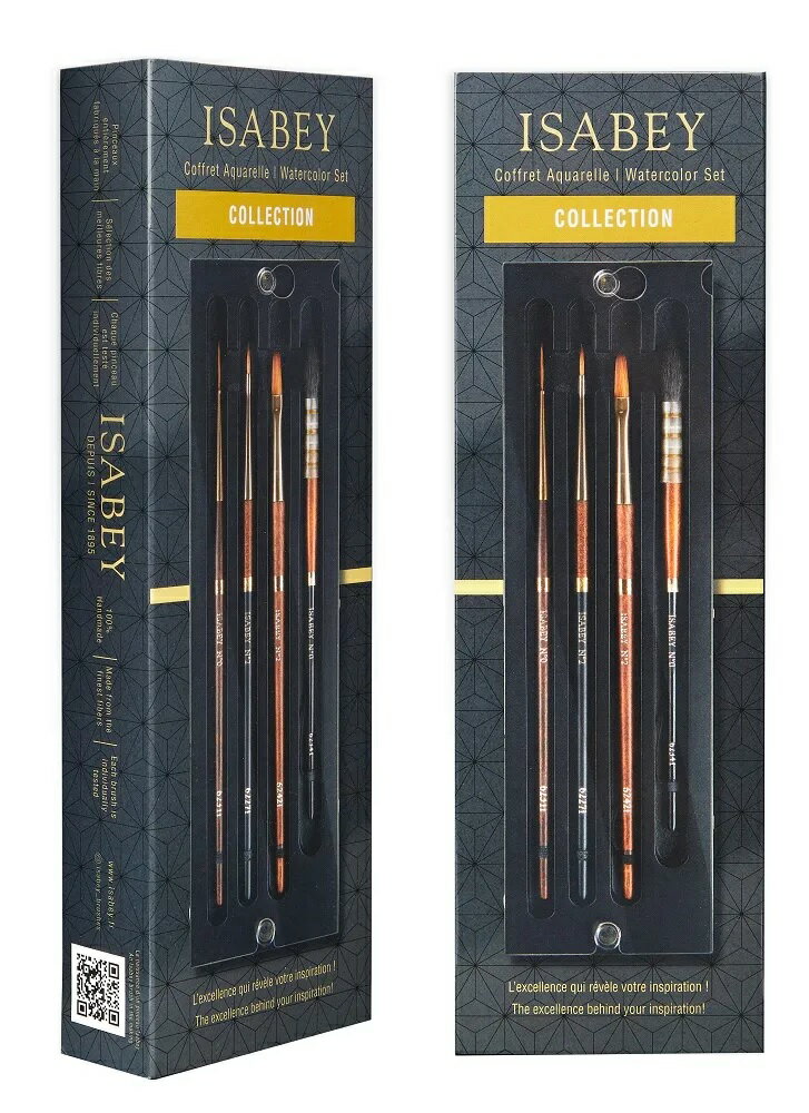 ISABEY 伊莎貝四入木盒組 Isabey 4 Brush Wooden Sets