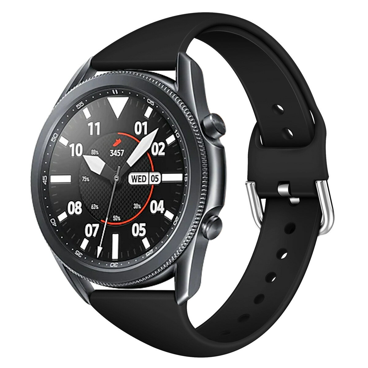 優樂悅~適用samsung三星Galaxy Watch Active3代手表硅膠表帶 縮身表帶