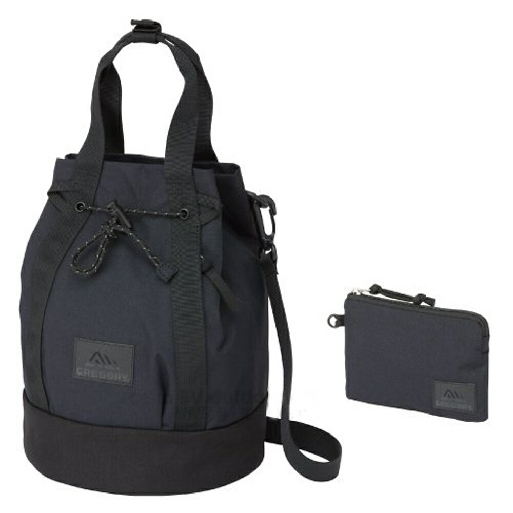 GREGORY 新款 LADYBIRD 2WAY BUCKET 5L 兩用圓筒型水桶包+手挽袋 黑 GG131369