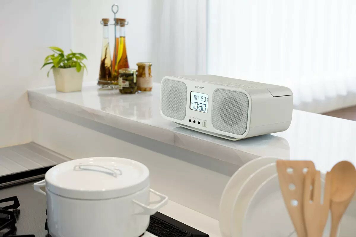 日本直購 Sony/索尼CFD-S401收音機CD磁帶一體播放機鬧鐘音響