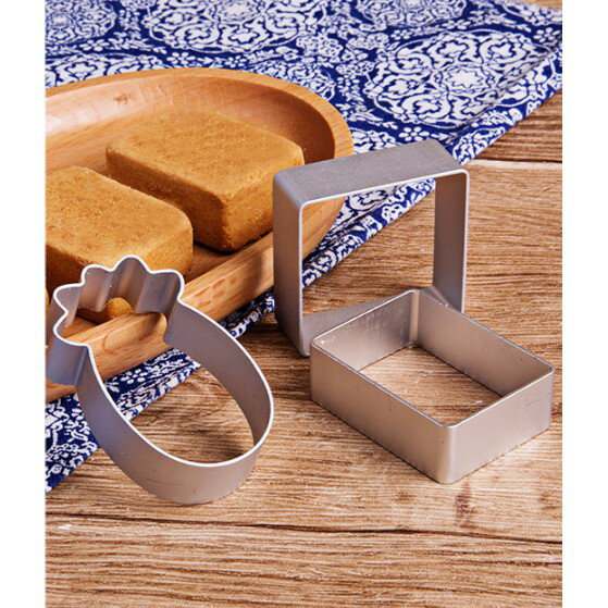 【嚴選&現貨】鳳梨酥模具 陽極鋁合金鳳梨模 鋁製餅乾模 餅乾模 慕斯圈 鳳梨酥烤模 切模 長型鳳梨酥模 長方形模 餅乾模 3