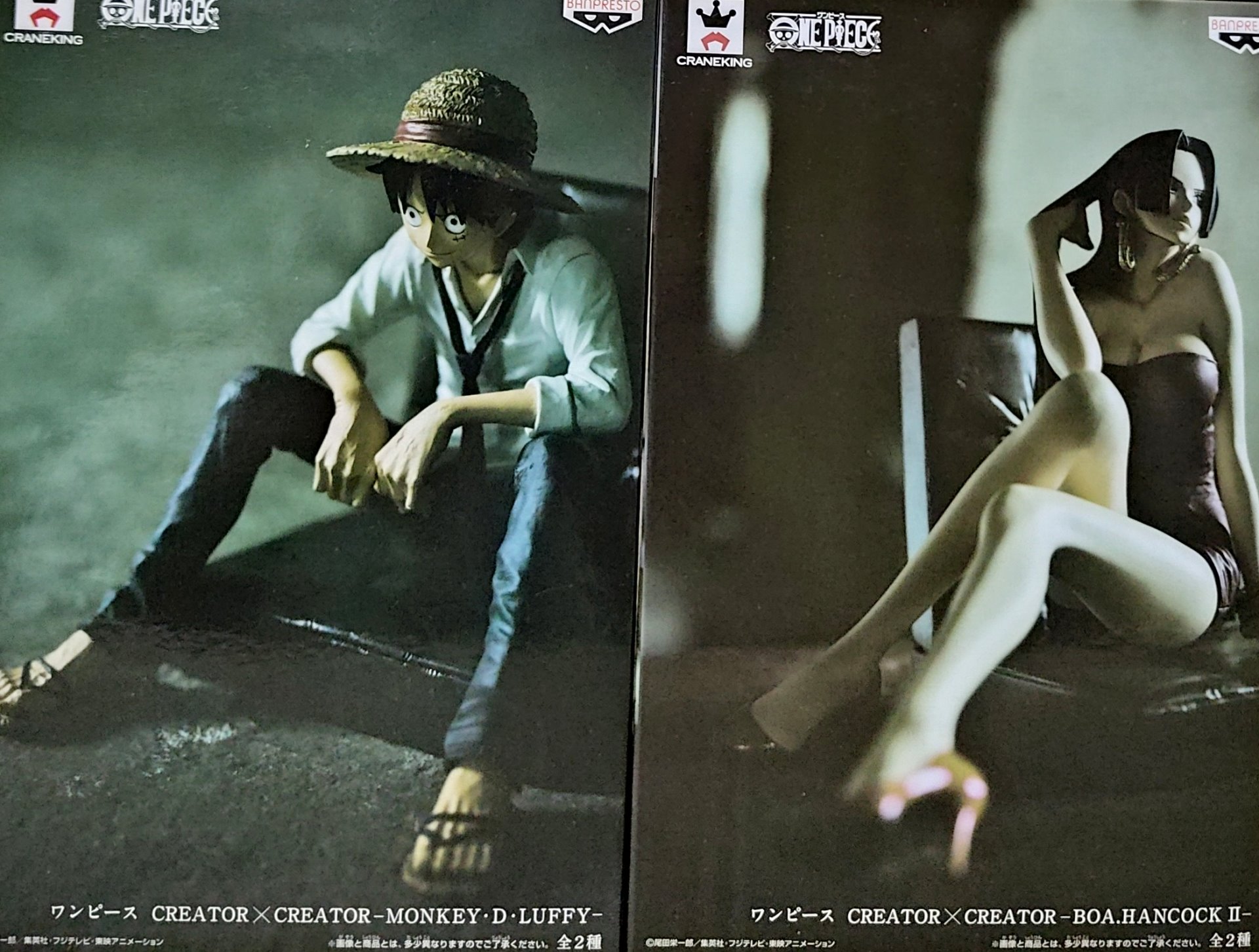 臺灣代理版 CREATOR X CREATOR 魯夫 漢考克 女帝 特別顏色款一套 造型師 寫真家 海賊王 公仔