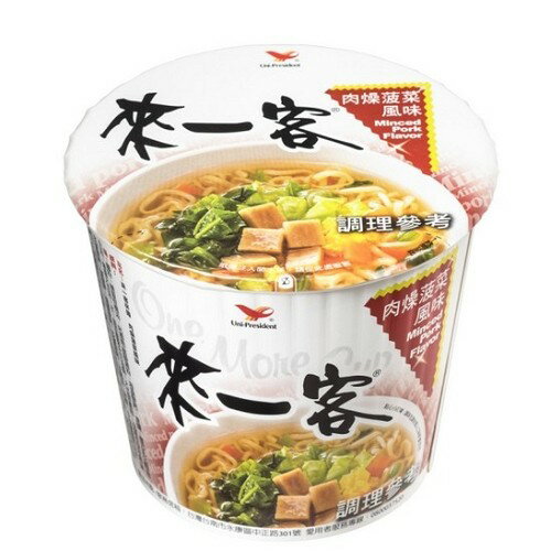 統一來一客杯麵肉燥菠菜風味67g *3入【愛買】