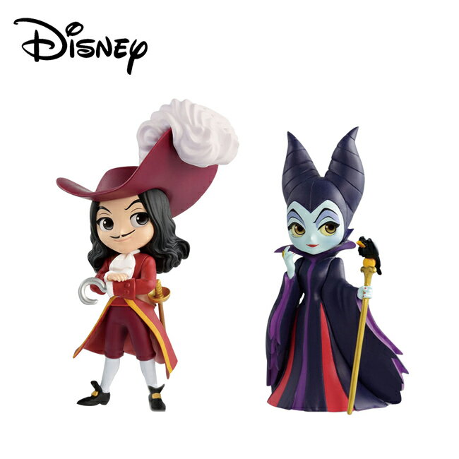 【日本正版】Q posket Petit 反派角色 公仔 模型 虎克船長 黑魔女 迪士尼 Banpresto 萬普