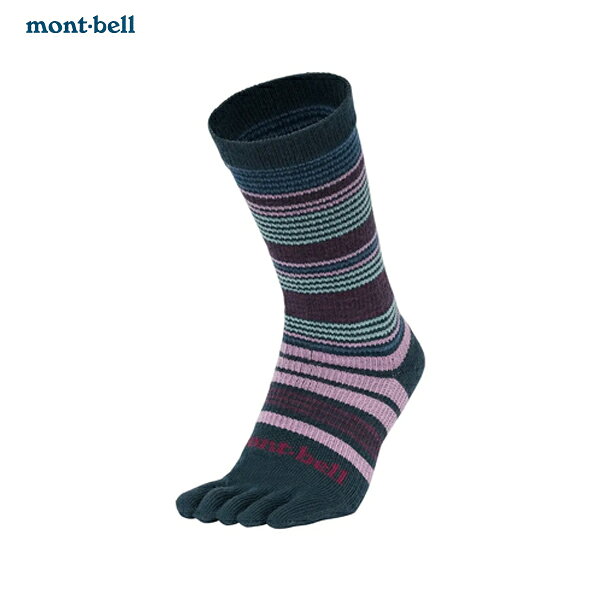 日本【Montbell】MW TRAVEL 5TOE SOCKS 女款五指襪 / 防臭 / 保暖 / 吸濕排汗《長毛象休閒旅遊名店》