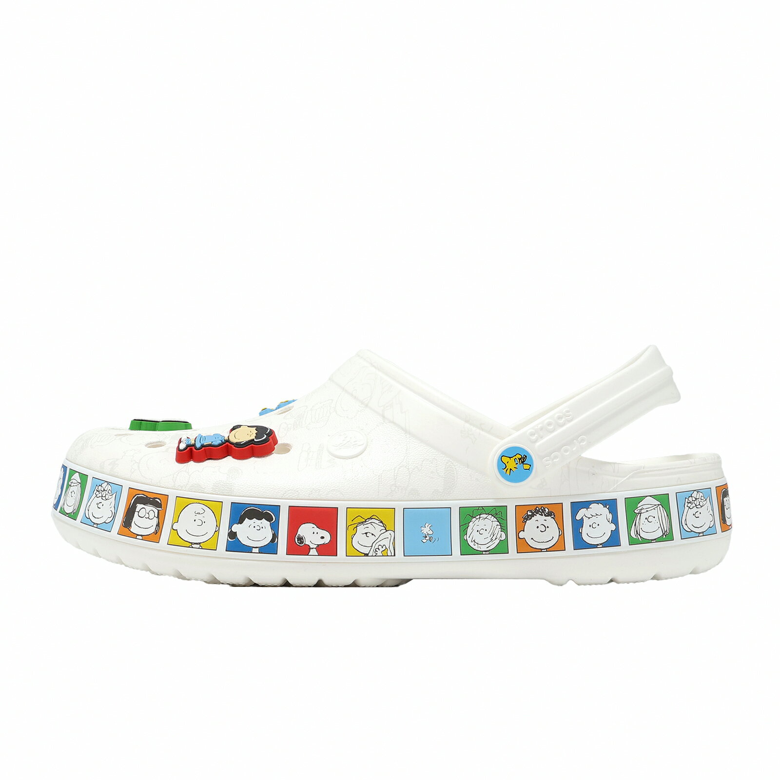 Crocs 洞洞鞋 洞洞鞋 Peanuts Crocband Clog 男女鞋 卡駱班 史努比克駱格 21211590H