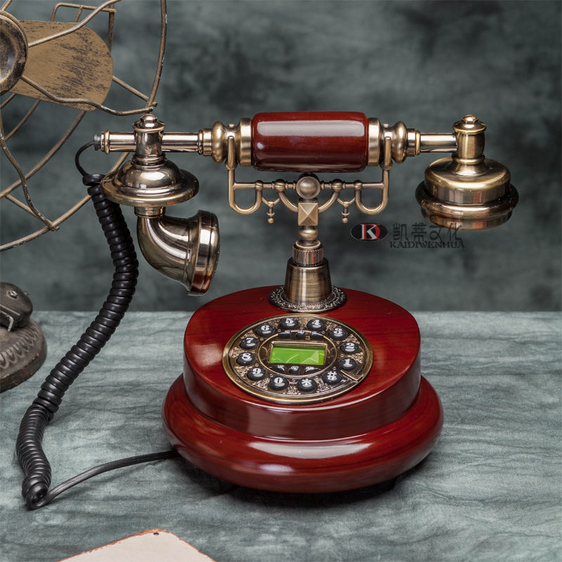 老式電話 室內電話 有線電話 歐式簡約復古電話 機 有線 無線插手機 卡仿古家用辦公座機 全館免運