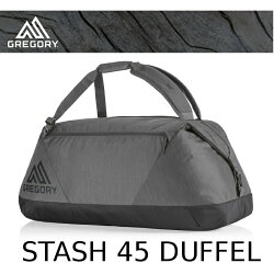 【速捷戶外】美國 GREGORY新款 Stash Duffel 45L(陰影黑) 專業輕量多功能裝備袋.旅行袋 658994518