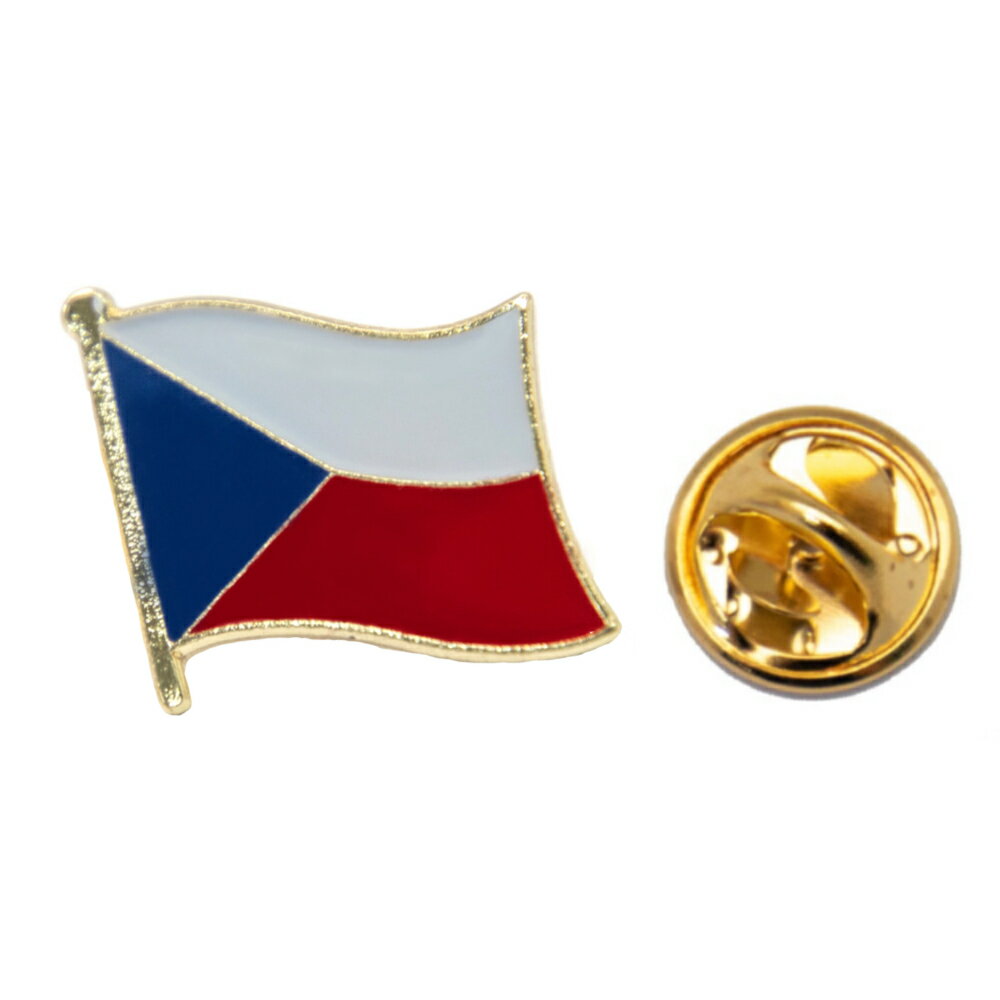 Czech Republic 捷克 國徽別針 紀念飾品 國徽胸章 國家飾品 紀念胸章 收藏 遊學