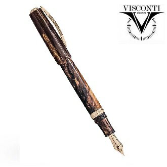 預購商品 義大利 VISCONTI Medici 金色棕 鋼筆 /支 KP17-03-FP