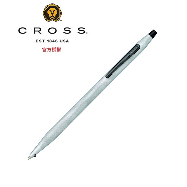 CROSS 經典世紀系列 啞鉻蝕刻鑽石圖騰 原子筆 AT0082-124