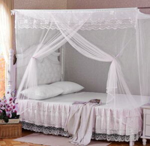 簡約防蟲長方形網紗1.5m床普通1米5防蚊帳1米8老式床上家用四方型