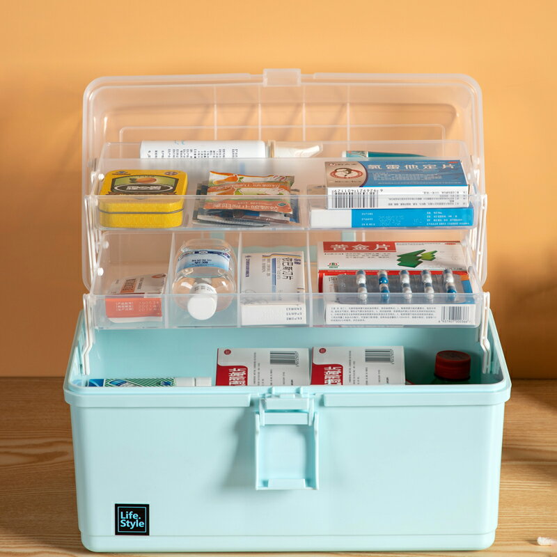 醫藥箱家用醫療急救藥品多層大容量全套大號醫護收納盒家庭裝藥箱