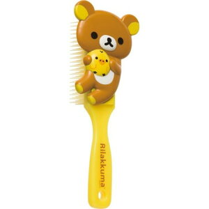 大賀屋 拉拉熊 造型梳 梳子 手握梳 美髮 梳頭 造型 懶懶熊 輕鬆熊 san-x 日貨 正版 授權 J00010562