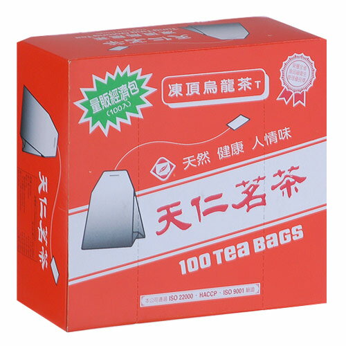 天仁凍頂烏龍茶經濟包2g*100包/盒【愛買】