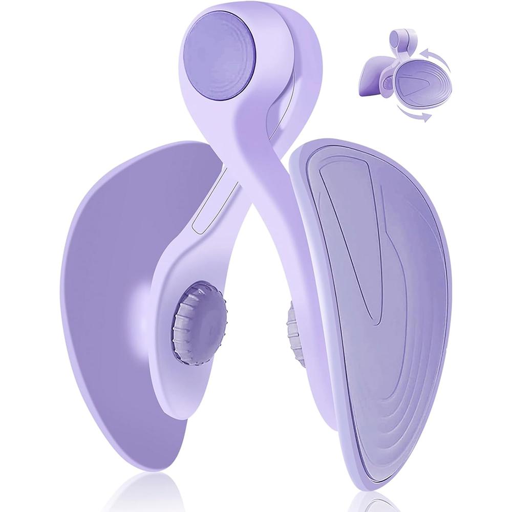 【日本代購】FFOGG 內轉肌＆骨盆底肌鍛鍊器｜12KG 運動輔助夾｜幫助內側肌肉鍛鍊｜適合日常臀腿運動 紫色