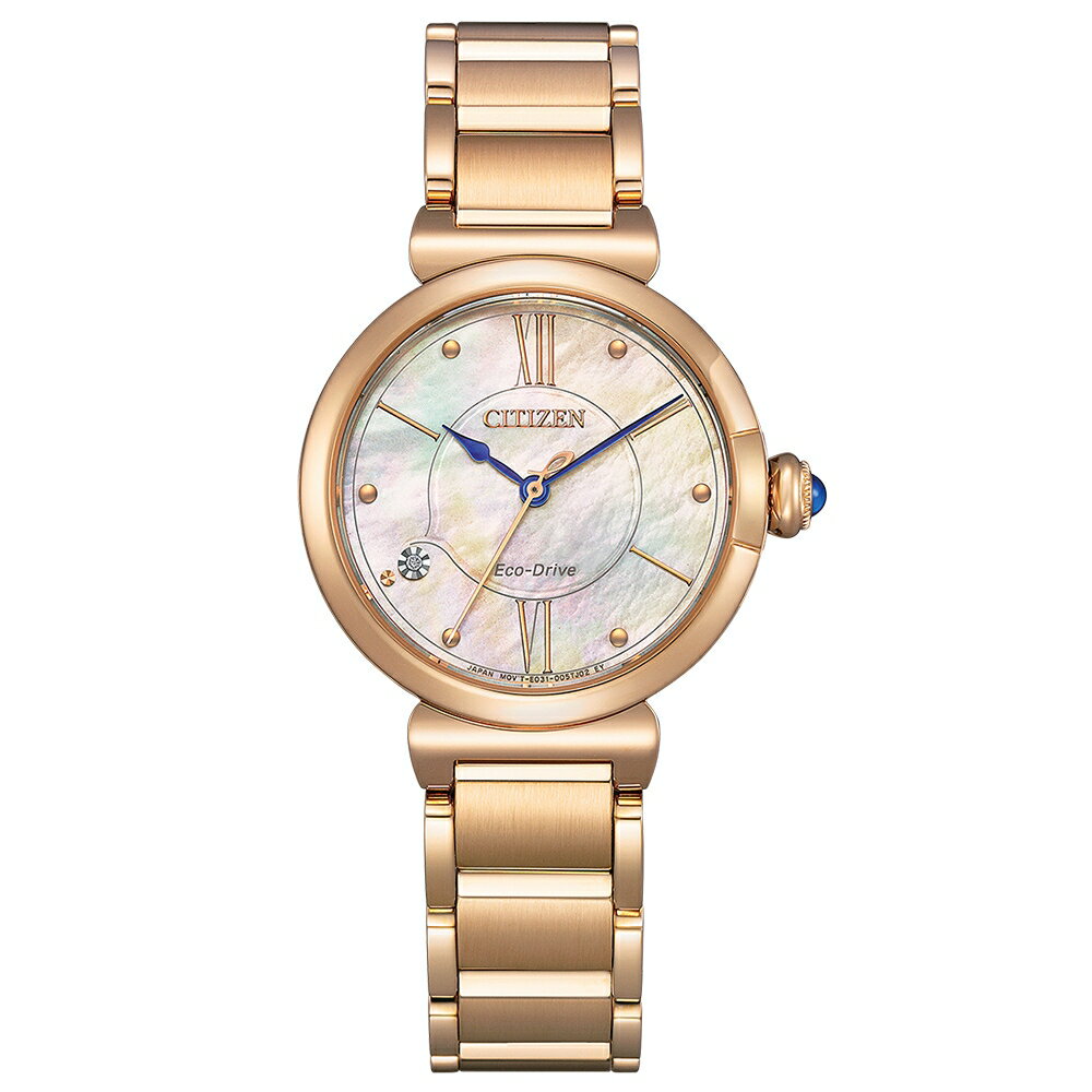 送禮首選★CITIZEN 星辰 L系列May bells鈴蘭花女錶(EM1073-85Y)  附提袋【全館滿額折價★APP下單點數4倍送】線上購買享_實體門市同步服務