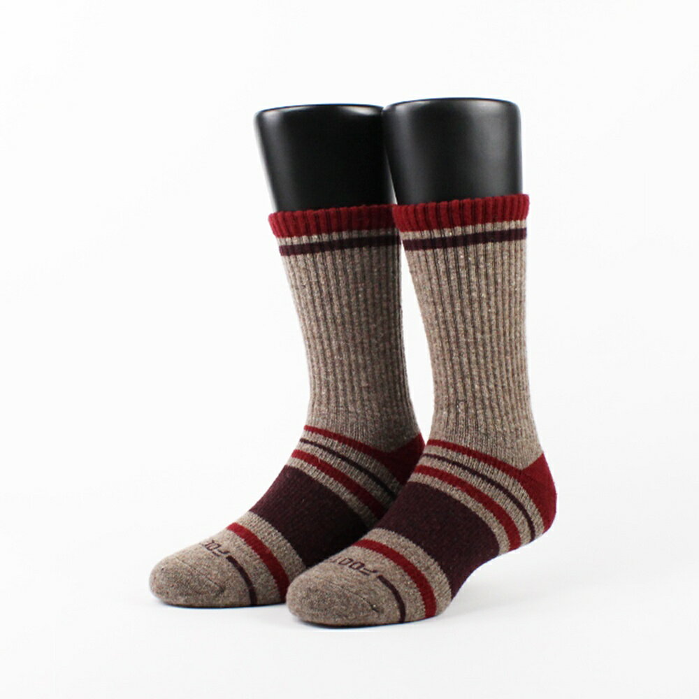 FOOTER 羊毛機能保暖登山襪 除臭襪 羊毛襪 運動襪 襪子 出國 滑雪 百岳(男-K175L/XL) 2