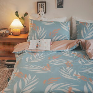 精梳棉 床包 被套 兩用被 床組 單人/雙人/加大床包組 [ 海洋之夏 ] 台灣製造 棉床本舖