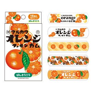 【震撼精品百貨】Teez 糖果系列~日本 福森口香糖急救繃帶 OK繃 M 15入 橘子*16959