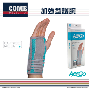 【Aergo】加強型護腕(CPO-7401)( 腕隧道 固定 手腕 腕關節 保護 鋁合金支撐板 透氣網布)