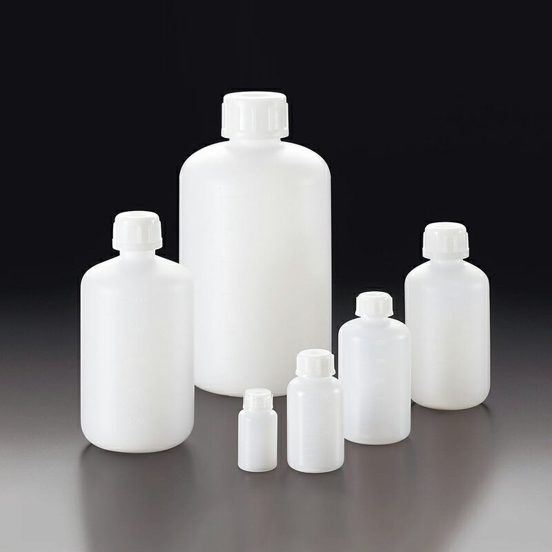 《SANPLATEC》細口瓶 刻度 PE Bottle, Narrow-Neck, PE, Graduated