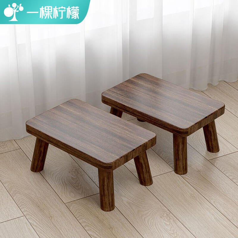 【新品家具】小板凳家用實木換鞋客廳搭腳網紅成人矮凳結實可疊放中式木頭凳子