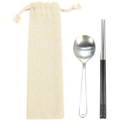 KEYTOSS P5511自然.無染/環保餐具袋/文具.筆袋(束口)【九乘九購物網】