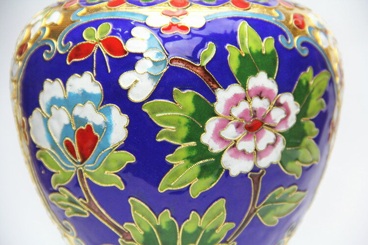 老北京景泰藍花瓶銅胎掐絲琺瑯花瓶家居擺件花絲牡丹牡丹周齊磊| 協貿