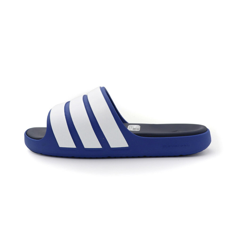 【 滿額折】Adidas ZNSORY 白藍 休閒  拖鞋 男款 B6042【新竹皇家JR7633】