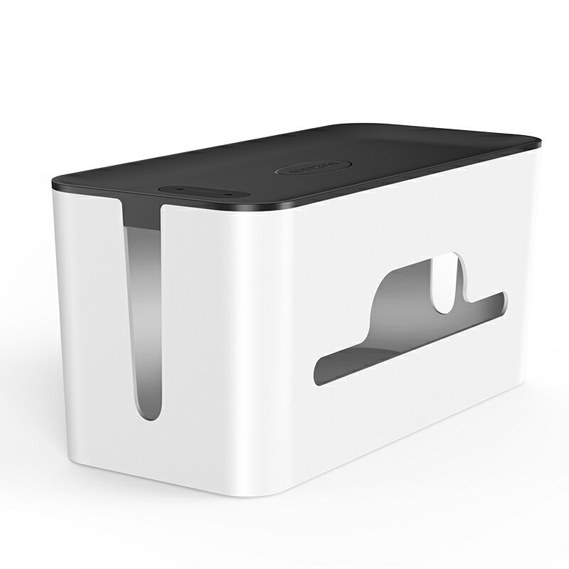 充電器收納盒 電線收納盒整理數據線條大容量排插座充箱桌面電源線理集線盒『XY17695』