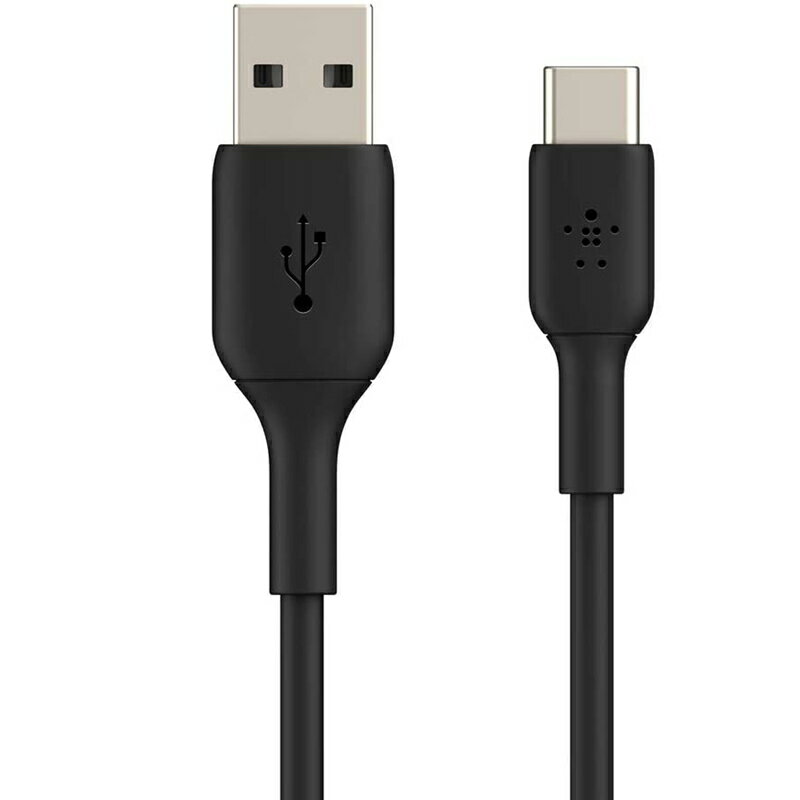 [9美國直購] Belkin USB-C Cable (Boost Charge USB-C to USB Cable, USB Type-C Cable for Note10, S10, Pixel 4, iPad Pro, Nintendo Switch and More) 1m, Black, Model Number: CAB001bt1MBK
