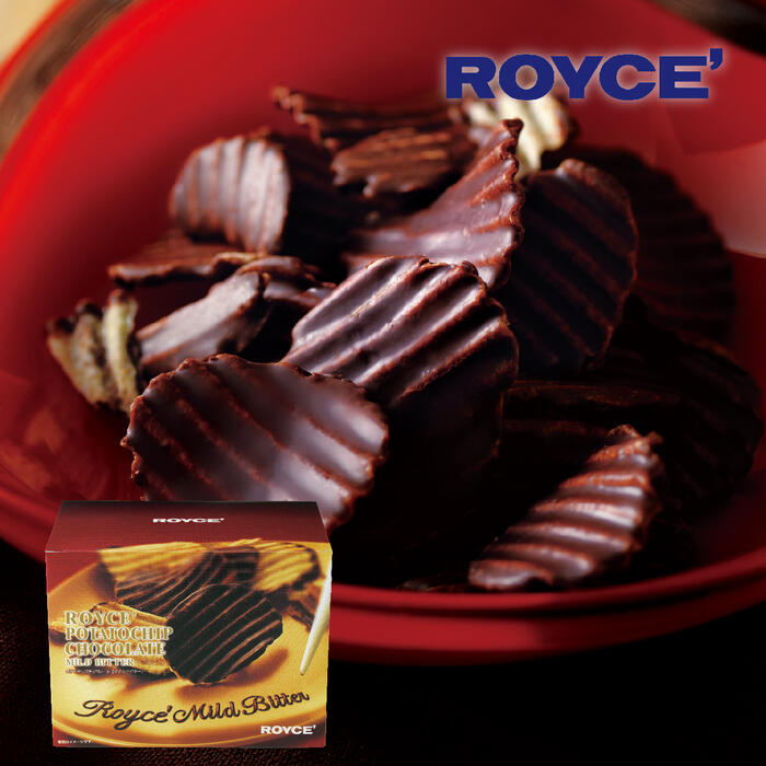 ROYCE’ 巧克力洋芋片 中等苦味 (250g) 北海道 日本必買 | 日本樂天熱銷