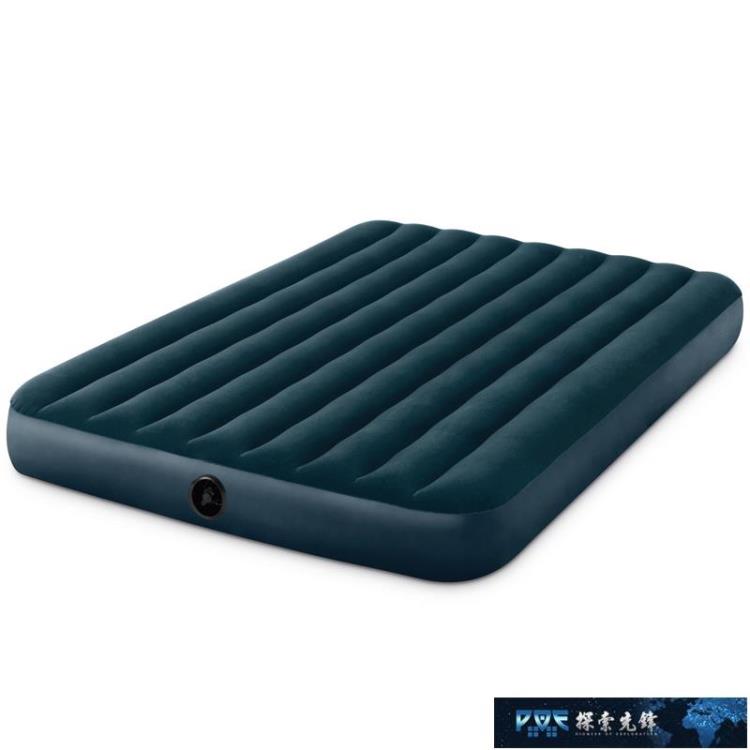 充氣床墊 INTEX氣墊床單人簡易充氣床墊家用加厚便攜戶外懶人床雙人沖氣床【摩可美家】