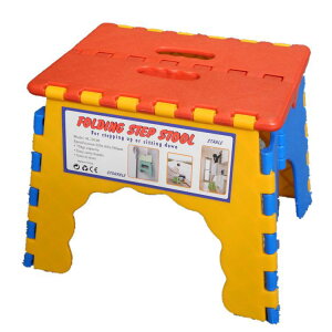 廠家彩色兒童戶外手提高品質加厚型19cm塑料小馬扎折疊凳