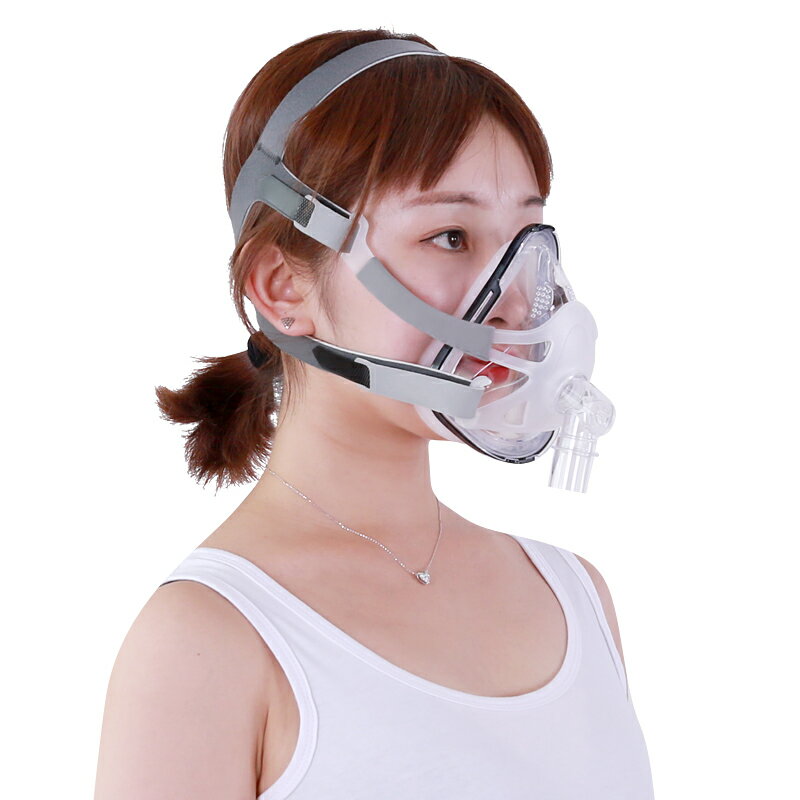 無創呼吸機面罩通用呼吸機鼻罩頭帶家用呼吸機口鼻面罩配件