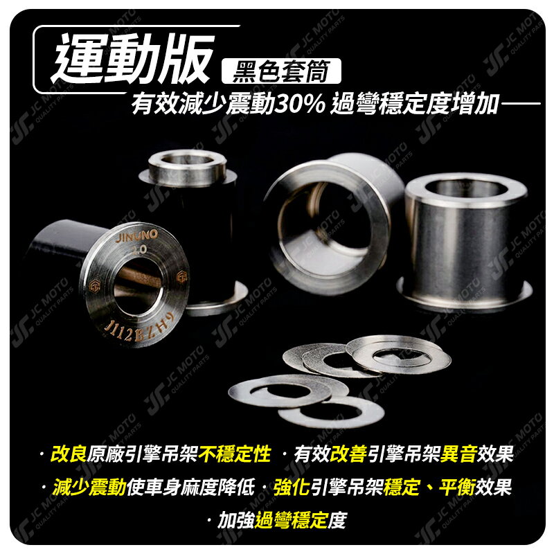【JC-MOTO】 DRG 異音襯套 套襯 引擎吊架襯套 防震 耐用 穩固 PU膠套 JETSL FT6 MMBCU 4