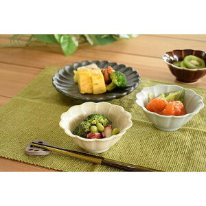 日本製 美濃燒 陶瓷 綠色/灰色 菊型小碗 醬料盤 小菜盤 醬菜 冰淇淋 配菜 廚房餐具 廚房餐盤 廚房用品