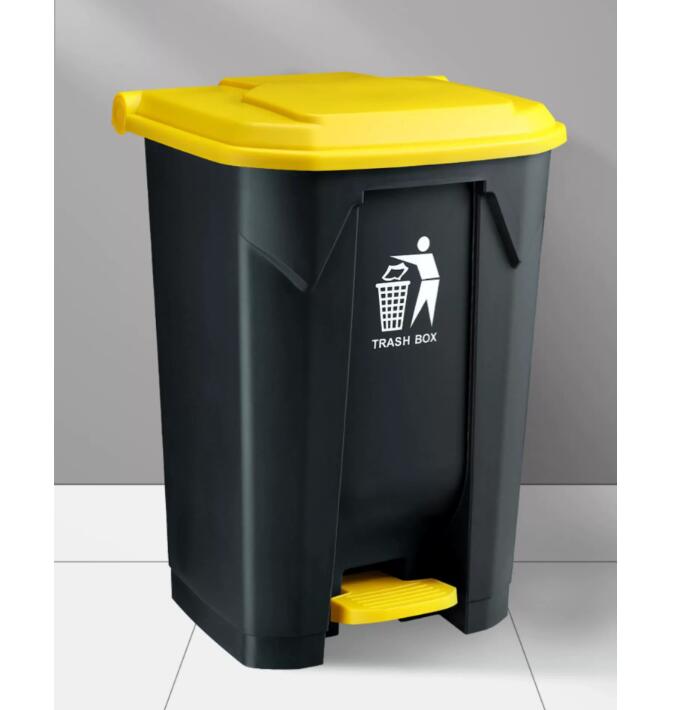 腳踏式垃圾桶大號帶蓋家用大容量廚房商用戶外加厚桶腳踩飯店室外