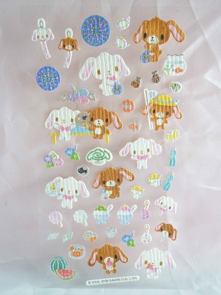 【震撼精品百貨】Sugarbunnies 蜜糖邦尼 紙貼紙 煙火&甜點&西瓜 震撼日式精品百貨
