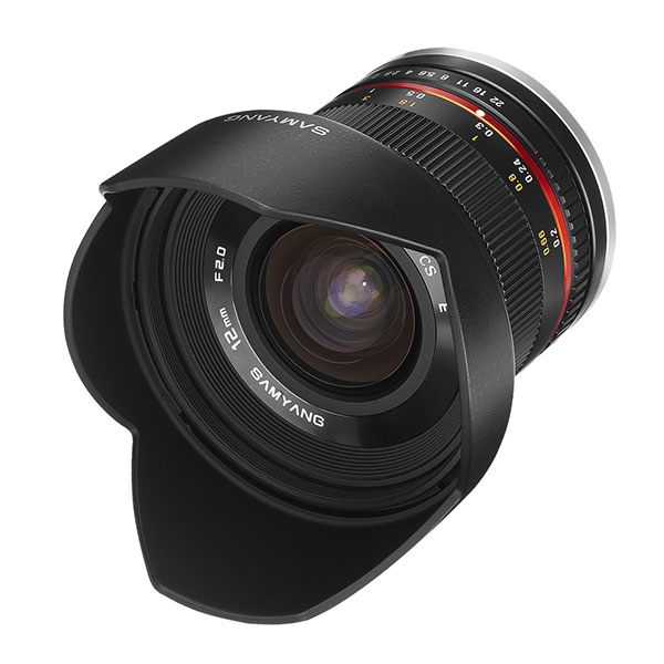 【新博攝影】SAMYANG 12mm F2.0 NCS CS 大光圈超廣角鏡頭;APSC用 送拭鏡紙( B+W)