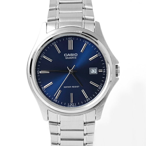 CASIO卡西歐藍面日期窗鋼錶 【NEC31】柒彩年代