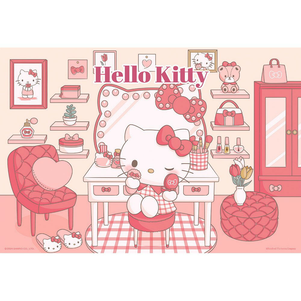 百耘圖 - HELLO KITTY【房間系列】優雅美妝間 300片拼圖 HP0300S-255