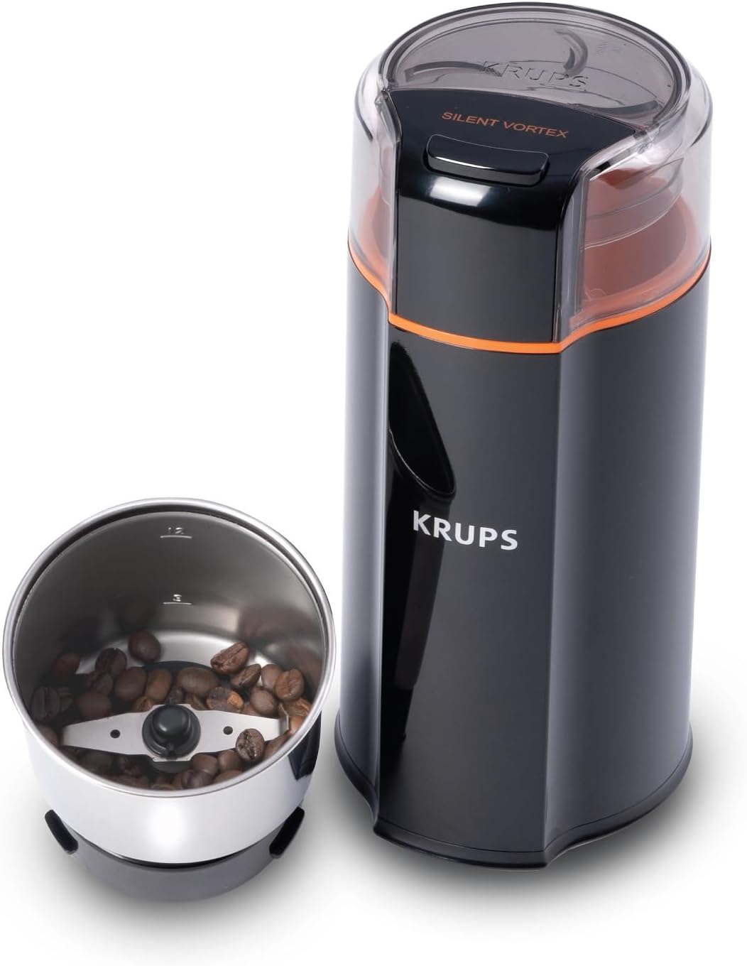 [5美國直購] KRUPS Silent Vortex 靜音款 咖啡豆研磨機 香料 磨豆機 3oz 85g 電動 Electric Spice & Coffee Grinder