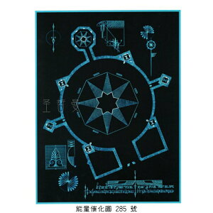 正版Bryan De Flores能量催化圖285號- 神的聖殿-藍圖與專案 (顯化/煉金術/生命藍圖)