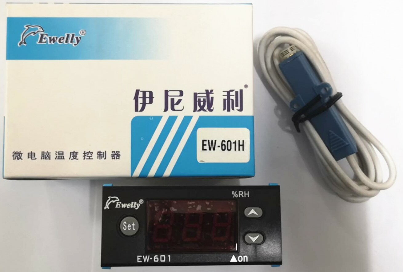 伊尼威利濕度控制器EW-601H加濕除濕,1組報警輸出控制範圍5%-95%
