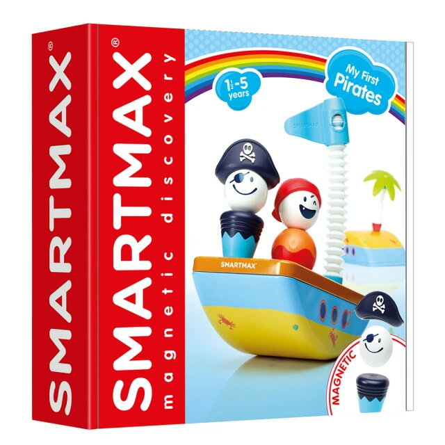信誼 【SMARTMAX】磁力接接棒-我的海盜冒險 / 邏輯思考 / 手眼協調 / 創造力 / 建構式磁力玩具